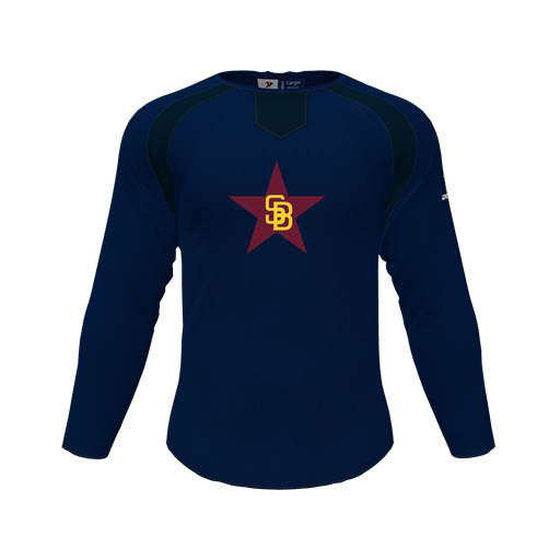 [CUS-DFW-PULL-FLC-CNK-LSL-NVY-YS-LOGO1] Pullover (Youth S, Navy, Logo 1)