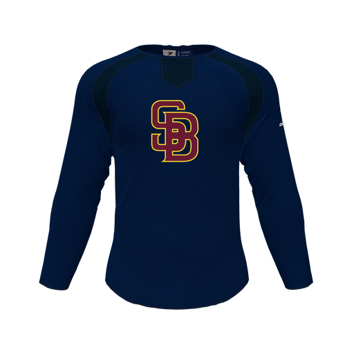 [CUS-DFW-PULL-FLC-CNK-LSL-NVY-YS-LOGO2] Pullover (Youth S, Navy, Logo 2)