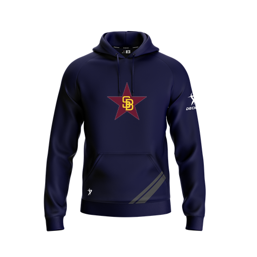 [FOLHSMNV-YXS-LOGO1] Decker Summit Hoodie (Youth XS, Navy, Logo 1)