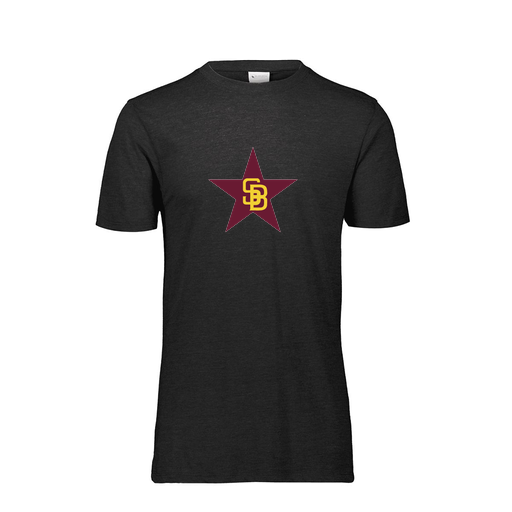 [FTSCUBBK-AS-LOGO1] Decker Men's Tri-Blend T-Shirt - Short Sleeve (Adult S, Black, Logo 1)