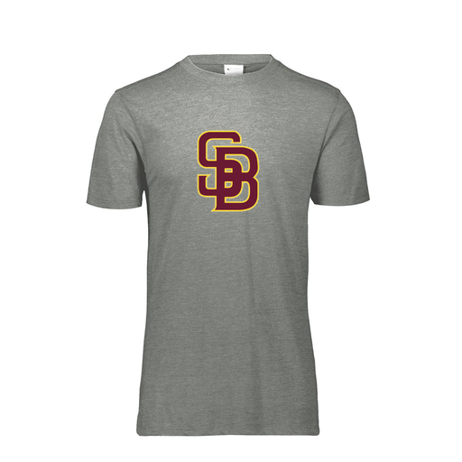 [FTSCUBGY-YS-LOGO2] Decker Youth Tri-Blend T-Shirt - Short Sleeve (Youth S, Gray, Logo 2)