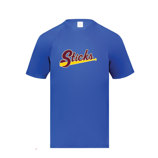 [2791.060.S-LOGO3] Youth Smooth Sport T-Shirt (Youth S, Royal, Logo 3)