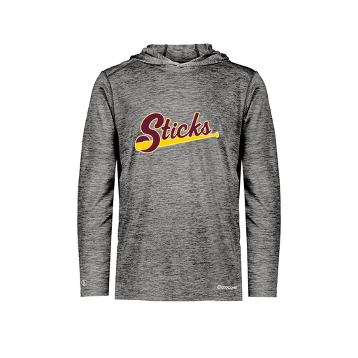 [FOLHCGBK-AS-LOGO3] Decker Men's Charge Hoodie (Adult S, Black, Logo 3)