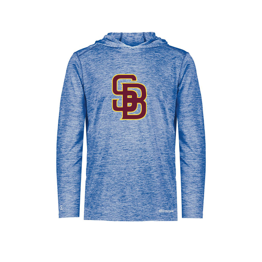 [FOLHCGRY-YS-LOGO2] Decker Youth Charge Hoodie (Youth S, Royal, Logo 2)