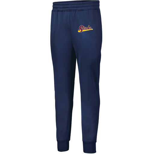 [5566.065.XS-LOGO3] Men's PERFORMANCE FLEECE JOGGER (Adult XS, Navy, Logo 3)