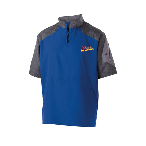 [229545.H02.XS-LOGO3] Men's Raider SS Pullover (Adult XS, Royal, Logo 3)