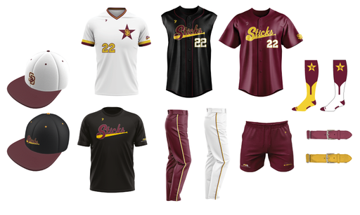 Sticks - Pro Player Athletics - Uniform Package
